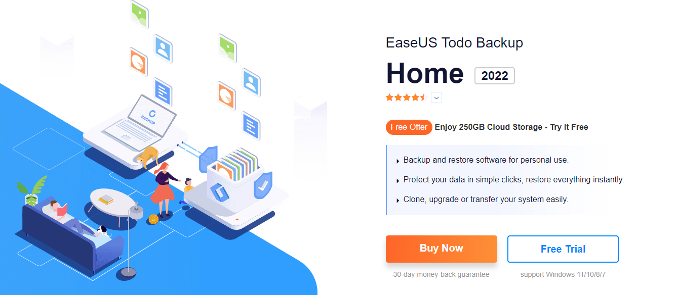 easeus todo backup home