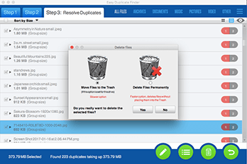 Easy Duplicate Finder app for duplicate video finder Step 6