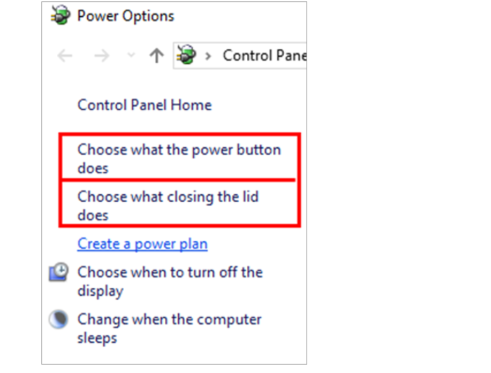 Ethernet Doesn't Have A Valid IP Configuration Disable Fast Startup Feature Step 3