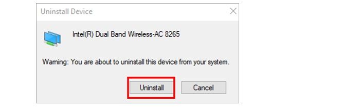 Ethernet Doesn't Have A Valid IP Configuration Uninstall network adapter Driver Step 3