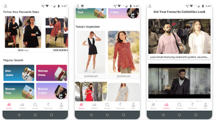 Find clothes using Fashn.me app visual search engine