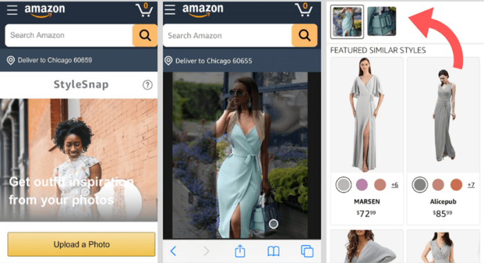 Amazon StyleSnap, used to find clothes from pictures