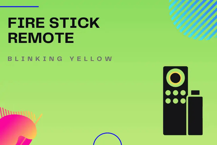 firestick remote blinking yellow light issue