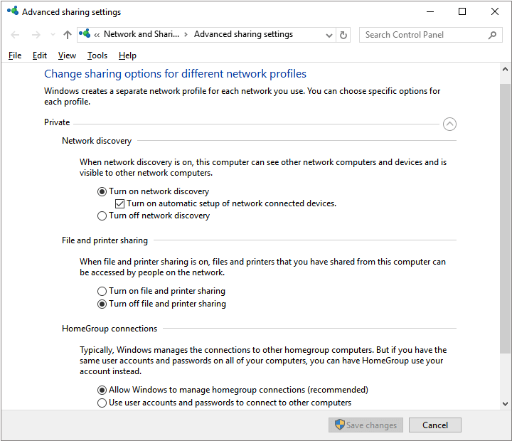 mapped network drive not showing folders windows 10