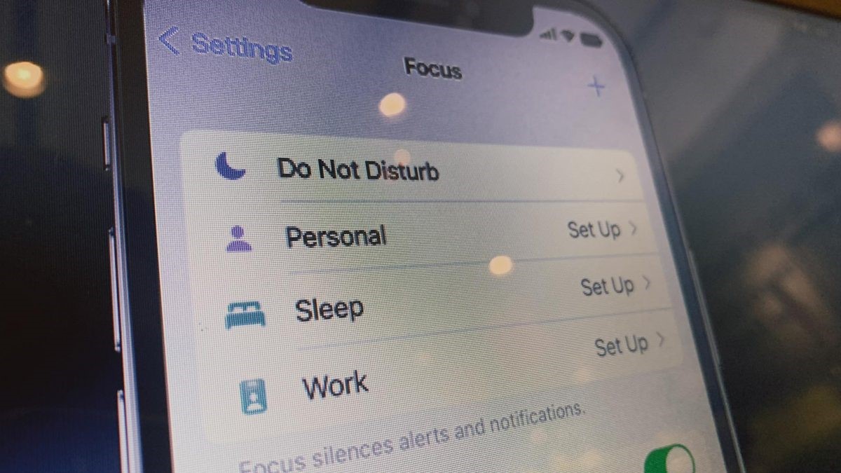 Fix no sound on iPhone by do not disturb in the iphone settings