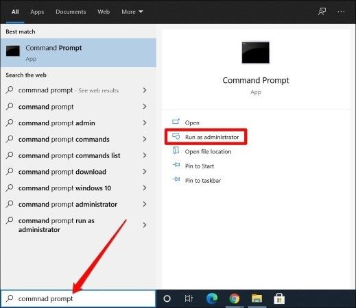 Run the SFC and DISM scan to fix snip & sketch not working on Windows step 1