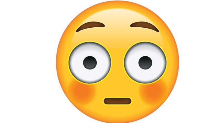 Flushed Face Emoji