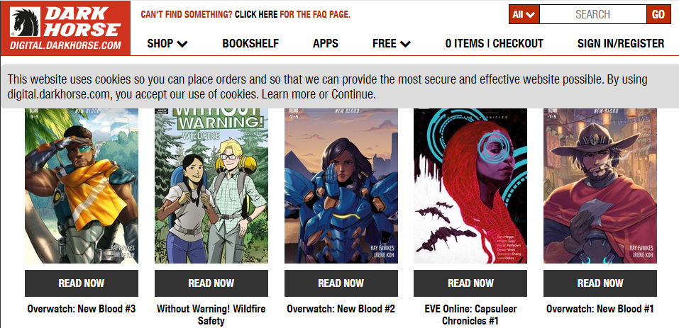 free comic websites