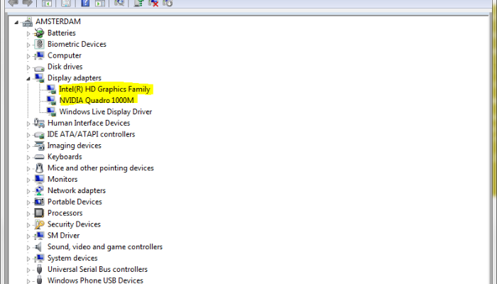 Expand Display Adapters