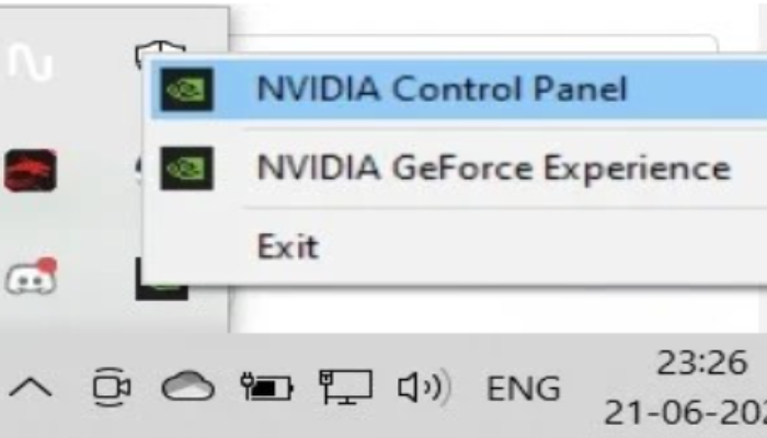 NVDIA Control Panel
