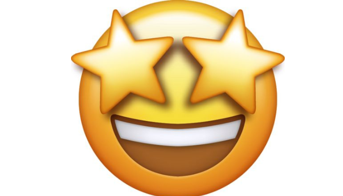 Grinning Face with Star Eyes Emoji