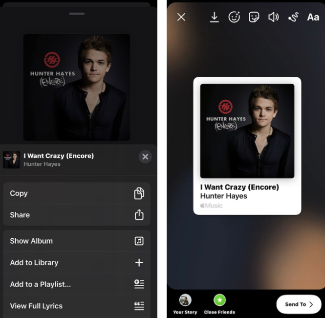 how to add music to Instagram story 