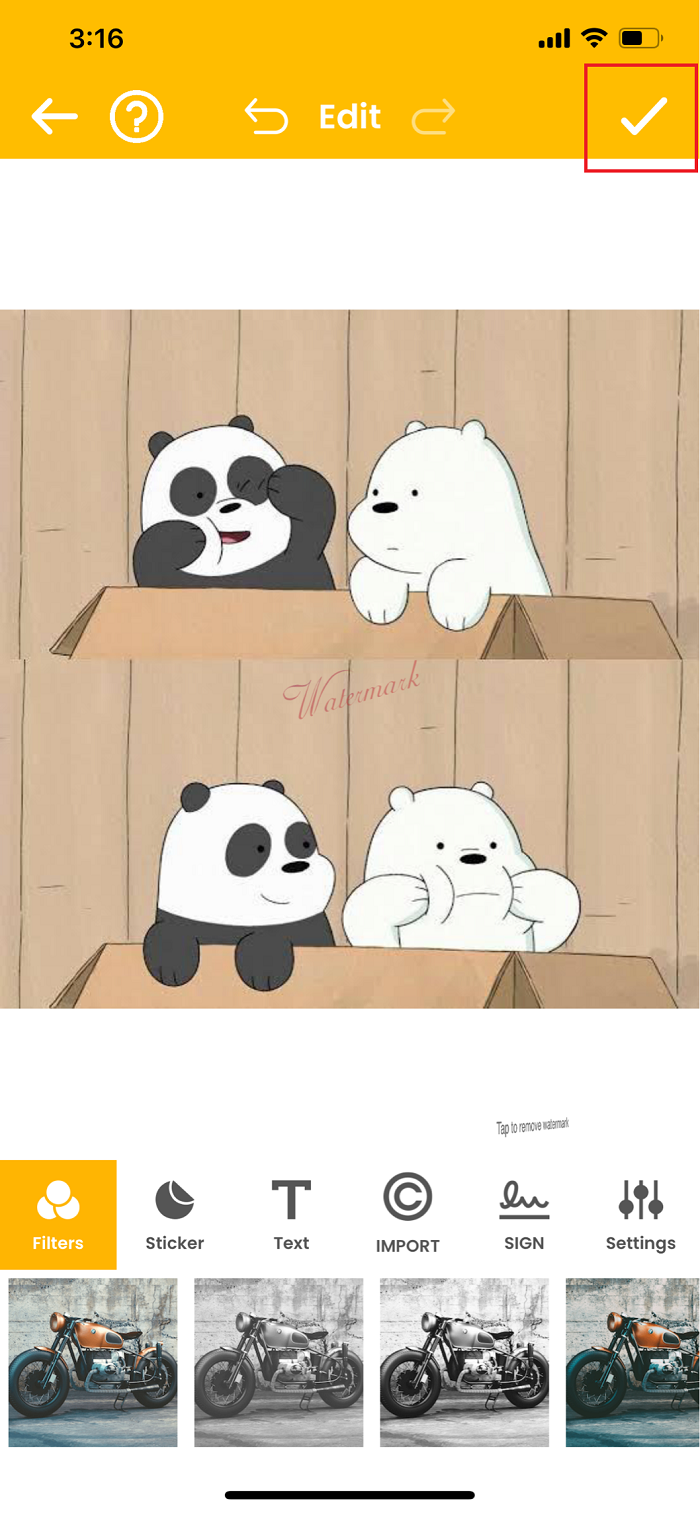 How to Add Watermark to Photos with Watermark Photo Step 4