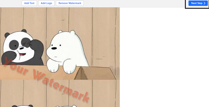 How to Add Watermark to Photos with Watermarkly Step 5