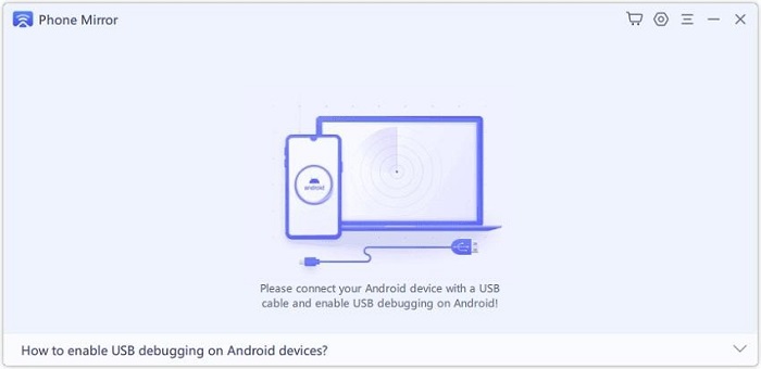 How to Do Screen Mirroring with Tenorshare Phone Mirror Step 2