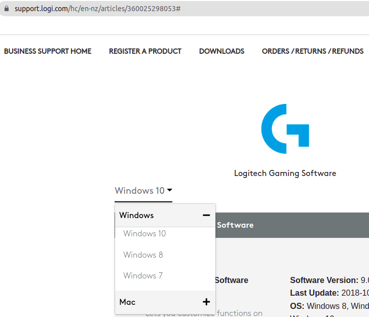 Select your Windows version