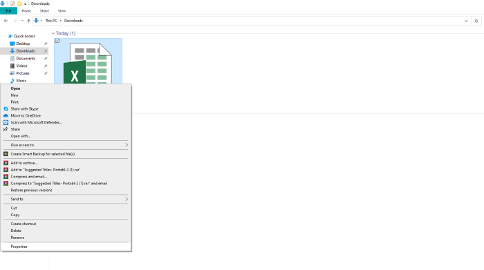 How To Encrypt Excel File With Windows Encrypting File System Step 1
