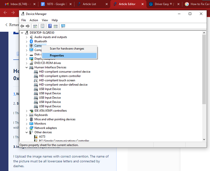 How to Fix Camera Error Code 0xa00f4244 on Windows 10/11 Solution 5 Step 1