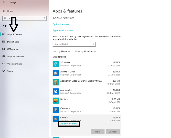 How to Fix Camera Error Code 0xa00f4244 on Windows 10/11 Solution 7 Step 2