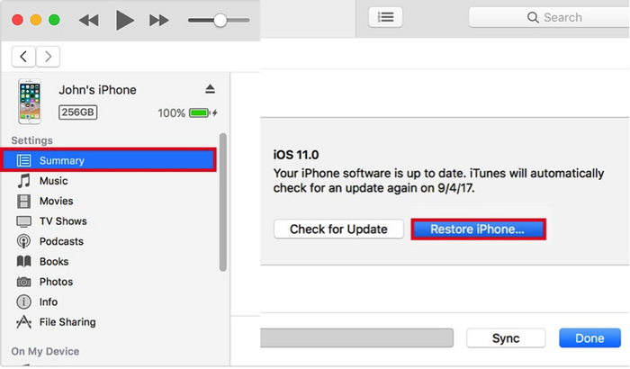 use itunes to unlock iphone