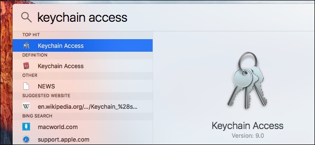keychain access launch app