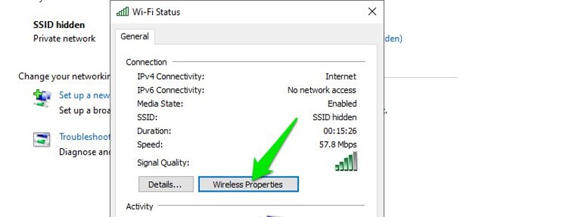 select wireless properties