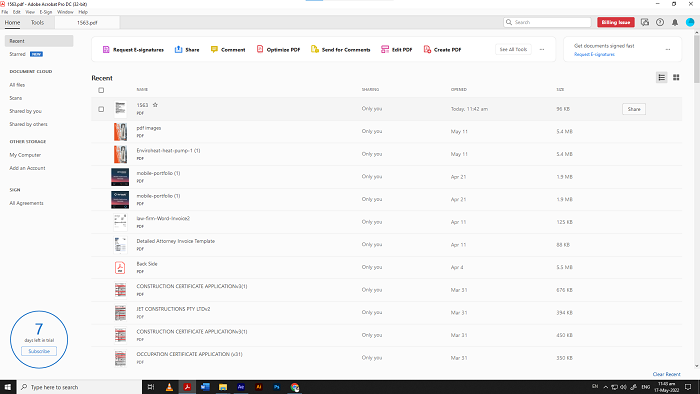 How to Remove Watermarks from PDF with Adobe Acrobat Pro Step 1