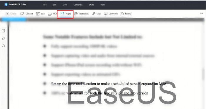 How to Remove Watermarks from PDF with EaseUS PDF Editor Step 2