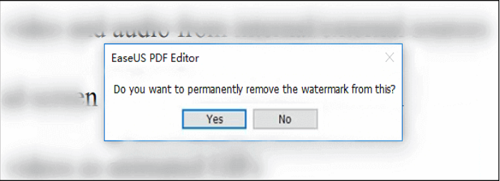 How to Remove Watermarks from PDF with EaseUS PDF Editor Step 4