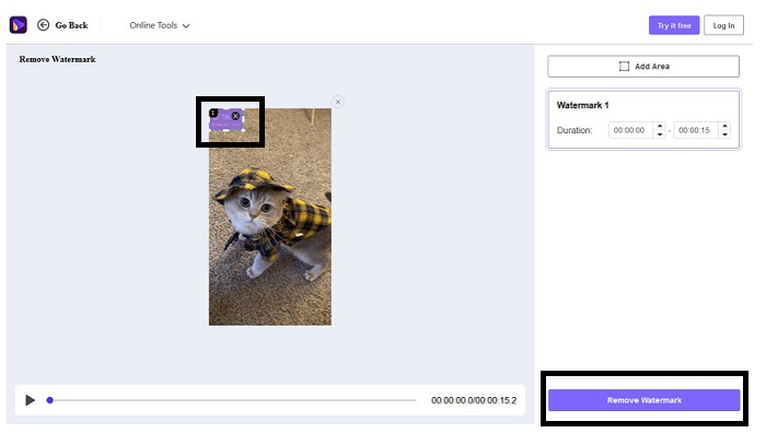 How to Remove Video Watermark with Media-io Step 3 