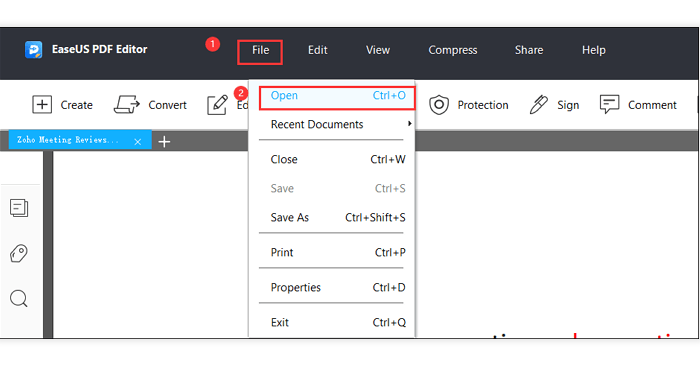 How to Remove Watermark From PDF EaseUS PDF Editor Step 2