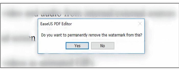 How to Remove Watermark From PDF EaseUS PDF Editor Step 5