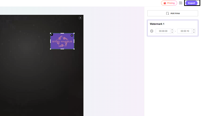 How to Remove Watermark From Videos with Media.io Step 4