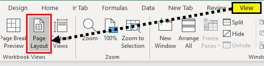 go to special function view page layout