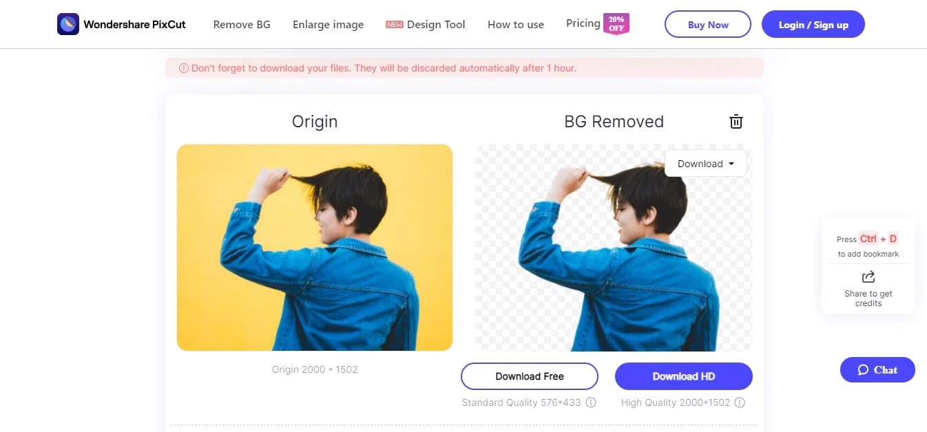 wondershare pixcut download image
