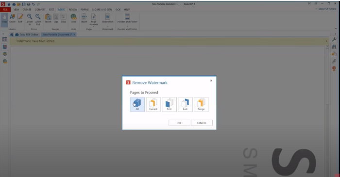 How to Remove Watermarks from PDF with Soda PDF Step 2