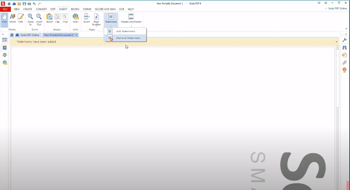 How to Remove Watermarks from PDF with Soda PDF Step 1