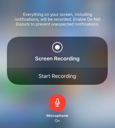 how to screen record on iphone