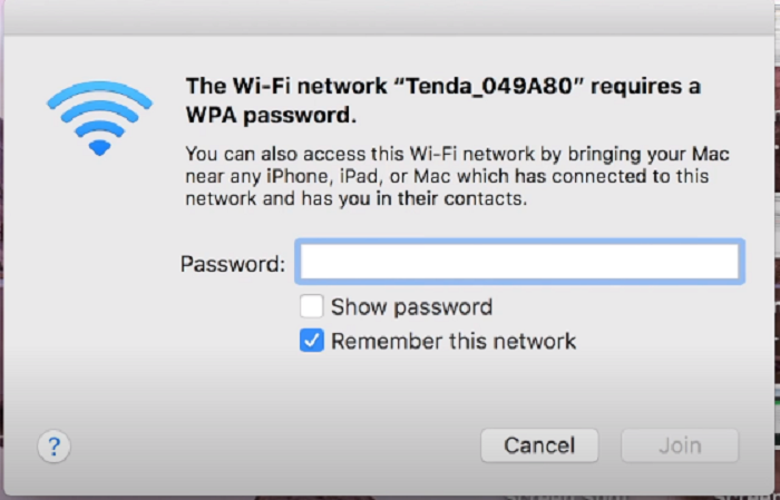 How to Share Wi-Fi Password from iPhone to Mac Step 3