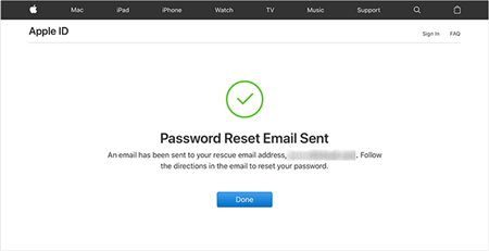 unlock your apple id via iforgot option