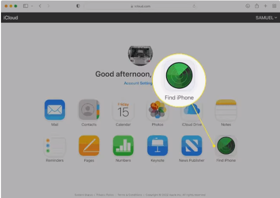 How to factory reset your iPad via iCloud step 3