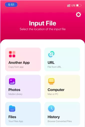Converting PDF to JPG using Image Converter app