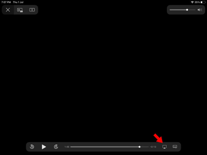 click on screen mirroring