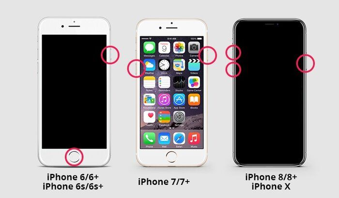 force reset the iphone