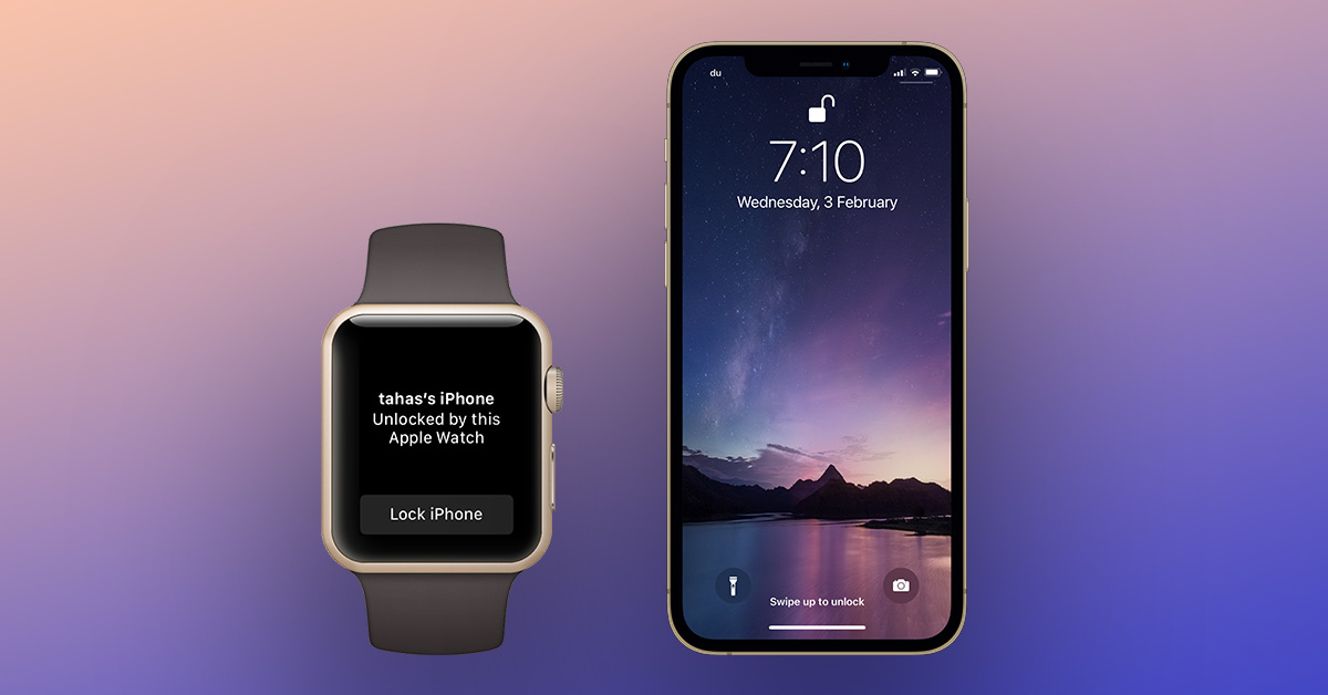 use Apple Watch to unlock iPhone
