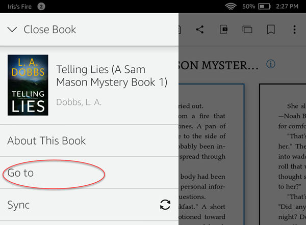 clicking on go to the button