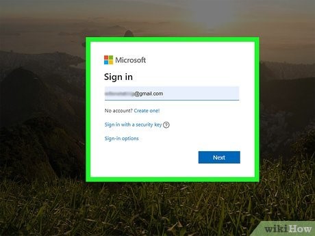 log in to your microsoft store