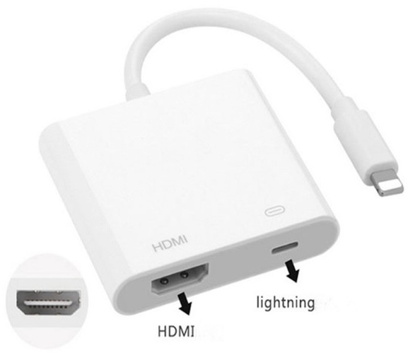 iPhone digital adapter for mirroring iPhone to Vizio TV