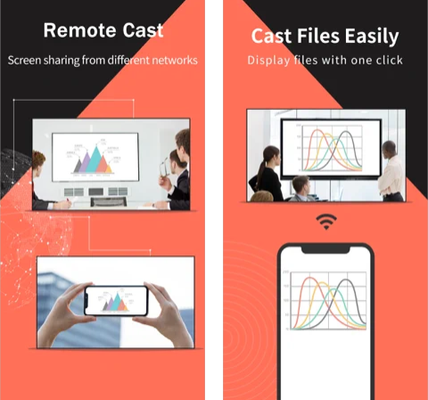 LetsView application for mirroring iPhone to Vizio TV