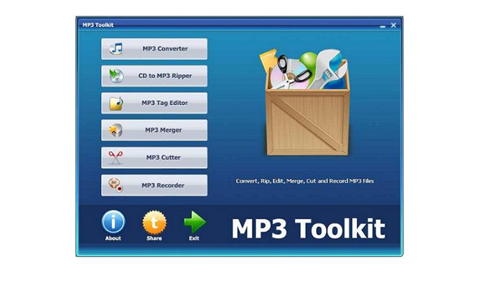 MP3 Cutter And Joiner MP3 Toolkit